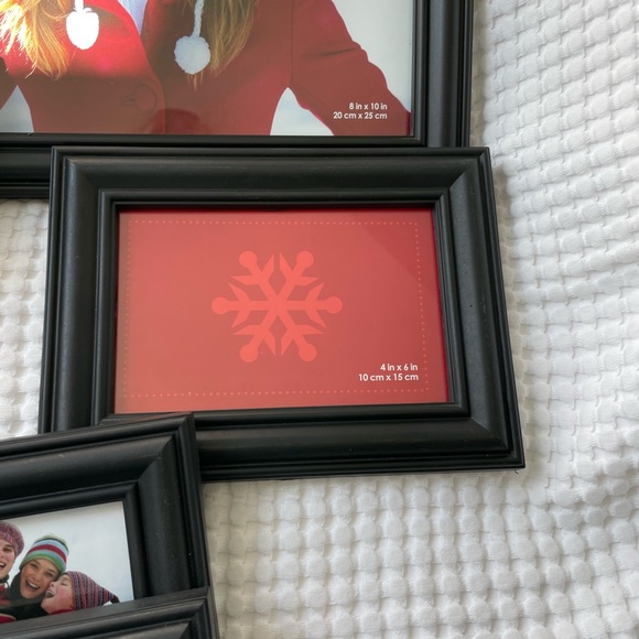 9 piece black picture frame set. - Picture 4 of 5